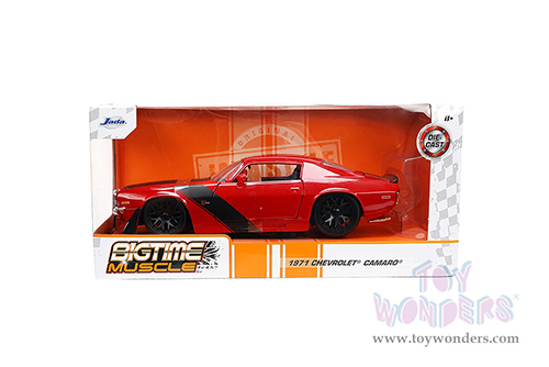 Jada Toys Bigtime Muscle - Chevrolet® Camaro® Z/28 Hardtop (1971, 1/24 scale diecast model car, Red) 33879