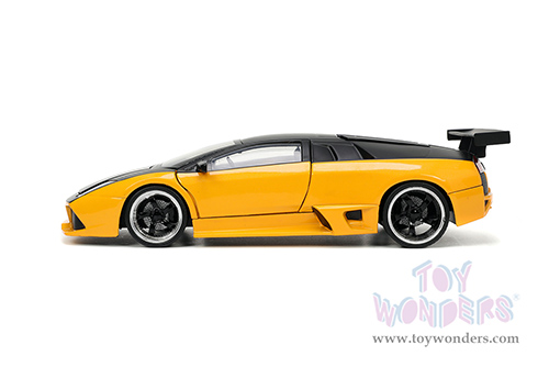 Jada Toys Hyper-Spec - Lamborghini Murciélago LP640 Hardtop (1/24 scale diecast model car, Orange/Black) 34028