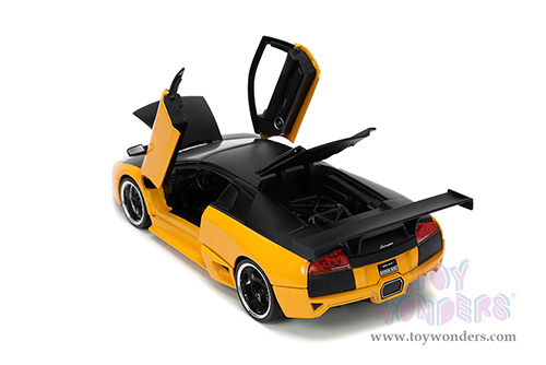 Jada Toys Hyper-Spec - Lamborghini Murciélago LP640 Hardtop (1/24 scale diecast model car, Orange/Black) 34028