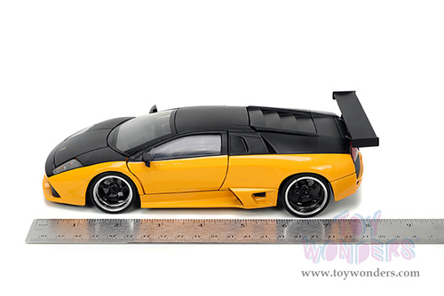 Jada Toys Hyper-Spec - Lamborghini Murciélago LP640 Hardtop (1/24 scale diecast model car, Orange/Black) 34028