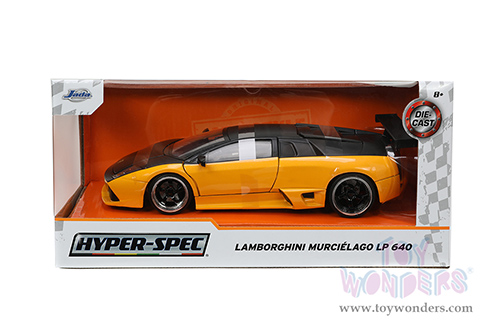 Jada Toys Hyper-Spec - Lamborghini Murciélago LP640 Hardtop (1/24 scale diecast model car, Orange/Black) 34028