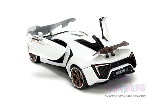 Jada Toys Hyper-Spec - Lykan Hypersport Hardtop (1/24, diecast model car, White) 34030