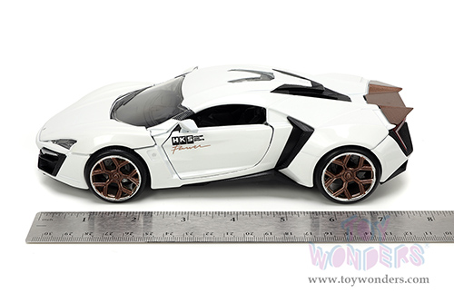 Jada Toys Hyper-Spec - Lykan Hypersport Hardtop (1/24, diecast model car, White) 34030