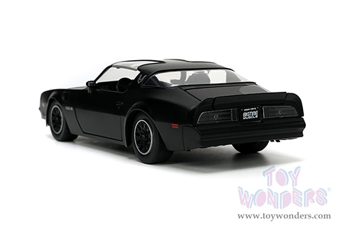 Jada Toys Bigtime Muscle - Pontiac&reg; Firebird&reg; T/A Trans am T-top (1977, 1/24 scale diecast model car, Matte Black) 34038/4