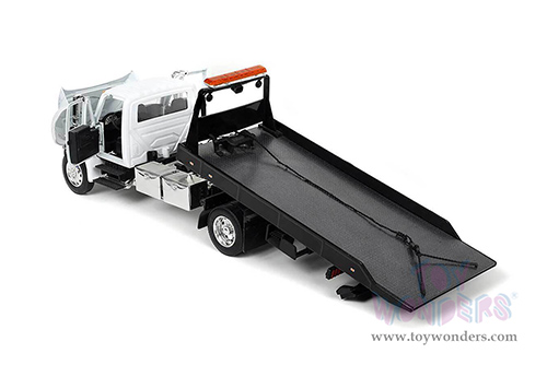 Jada Toys  - International® DuraStar 4400 Flatbed Tow Truck (1/24 scale diecast model car, White) 34040