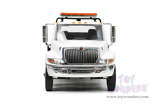 Jada Toys  - International® DuraStar 4400 Flatbed Tow Truck (1/24 scale diecast model car, White) 34040
