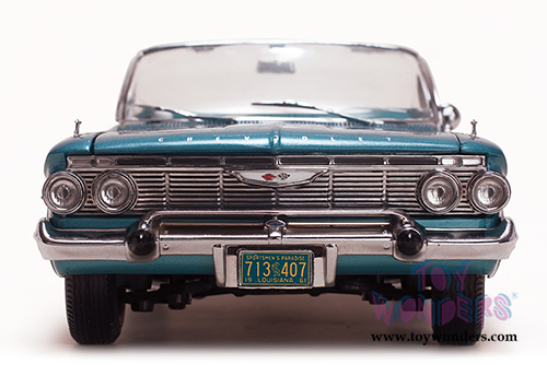 Sun Star USA - Chevy Impala Convertible (1961, 1/18 scale diecast model car, Twilight Turquoise) 3407