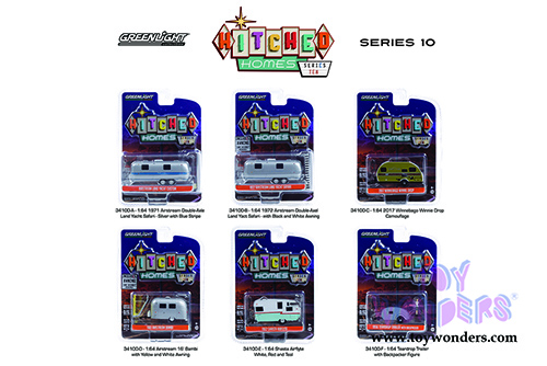 Greenlight - Hitched Homes Series 10 (1/64 scale diecast model car, Asstd.) 34100/48