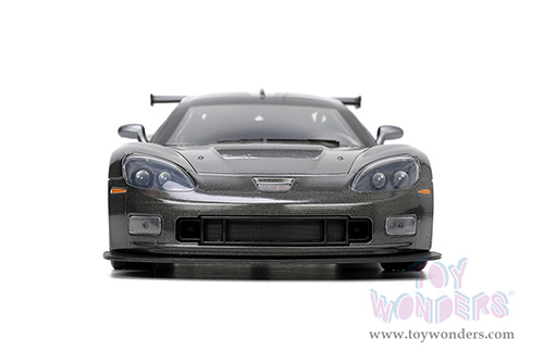 Jada Toys Bigtime Muscle - Chevrolet&reg; Corvette&reg; C6-R Hardtop (2005, 1/24 scale diecast model car, Dark Gray) 34117