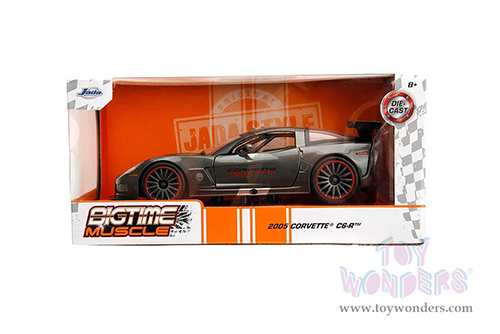 Jada Toys Bigtime Muscle - Chevrolet&reg; Corvette&reg; C6-R Hardtop (2005, 1/24 scale diecast model car, Dark Gray) 34117