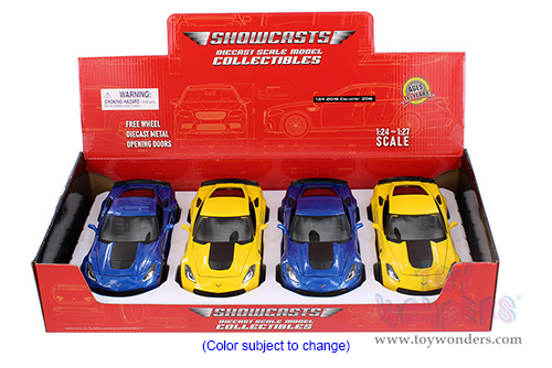 Showcasts® Collectibles - Chevrolet® Corvette® Z06 Hardtop (2015, 1/24 scale diecast model car, Asstd.) 37133 MAP: $19.99 