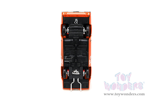 Jada Toys Bigtime Muscle - Dodge Charger R/T SRT (1968, 1/24 scale diecast model car, Orange/White stripes) 34197