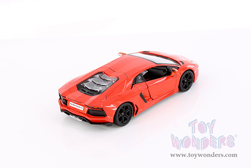 Showcasts® Collectibles - Lamborghini Aventador Coupé (1/24 scale diecast model car, Orange) 34210 MAP: $19.99