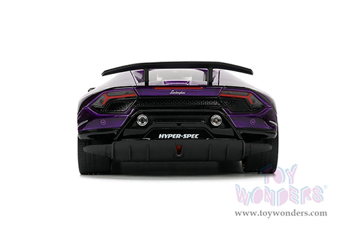 Jada Toys Hyper-Spec - Lamborghini Huracán Performante Hardtop (1/24, diecast model car, Purple) 34214/4