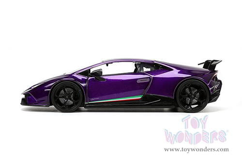 Jada Toys Hyper-Spec - Lamborghini Huracán Performante Hardtop (1/24, diecast model car, Purple) 34214/4