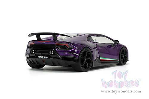 Jada Toys Hyper-Spec - Lamborghini Huracán Performante Hardtop (1/24, diecast model car, Purple) 34214/4
