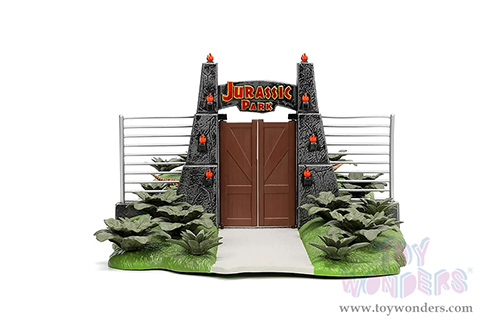 Jada Toys Nano Hollywood Rides | Jurassic Park Diorama Set 30th Anniversary (1/65, diecast model car, Asstd.) 34244