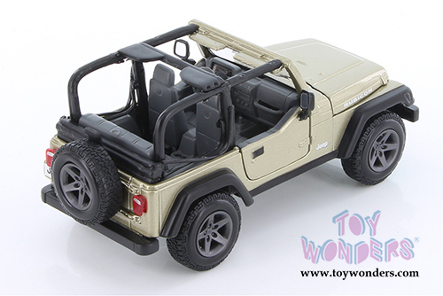 Showcasts® Collectibles - Jeep® Wrangler Rubicon Convertible (1/27 scale diecast model car, Asstd.) 37245 MAP: $19.99