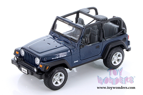 Showcasts® Collectibles - Jeep® Wrangler Rubicon Convertible (1/27 scale diecast model car, Asstd.) 37245 MAP: $19.99