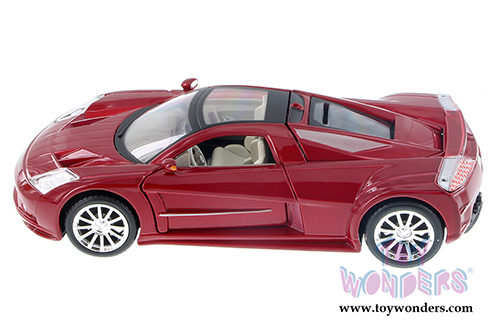 Showcasts Collectibles - Chrysler ME Four Twelve Concept w/ Sunroof (2005, 1/24 scale diecast model car, Metallic Red) 34250