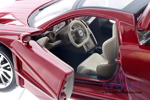 Showcasts Collectibles - Chrysler ME Four Twelve Concept w/ Sunroof (2005, 1/24 scale diecast model car, Metallic Red) 34250