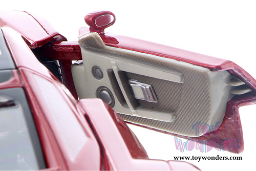 Showcasts Collectibles - Chrysler ME Four Twelve Concept w/ Sunroof (2005, 1/24 scale diecast model car, Metallic Red) 34250