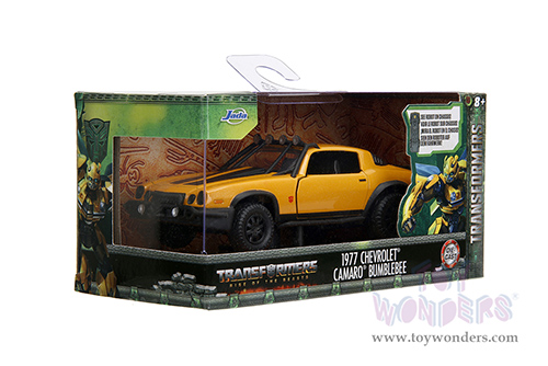 Jada Toys - Hollywood Rides | TRANSFORMERS 7 Chevrolet&reg; Camaro&reg; Bumblebee (1977, 1/32, diecast model car, Yellow/Black stripes) 34258/24
