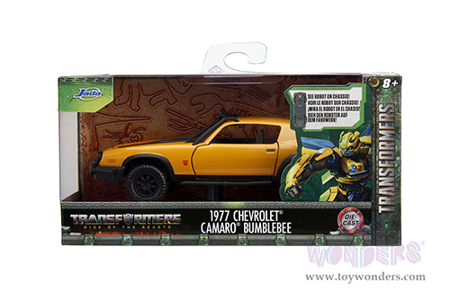 Jada Toys - Hollywood Rides | TRANSFORMERS 7 Chevrolet&reg; Camaro&reg; Bumblebee (1977, 1/32, diecast model car, Yellow/Black stripes) 34258/24