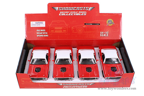 Showcasts® Collectibles - Dodge Challenger R/T Coupe Soft Top (1970, 1/24 scale diecast model car, Red) 34263 MAP: $19.99