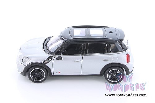 Showcasts - Mini Cooper Countryman w/ Sunroof (1/24 scale diecast model car, Silver) 34273
