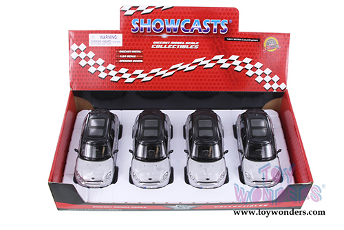 Showcasts - Mini Cooper Countryman w/ Sunroof (1/24 scale diecast model car, Silver) 34273