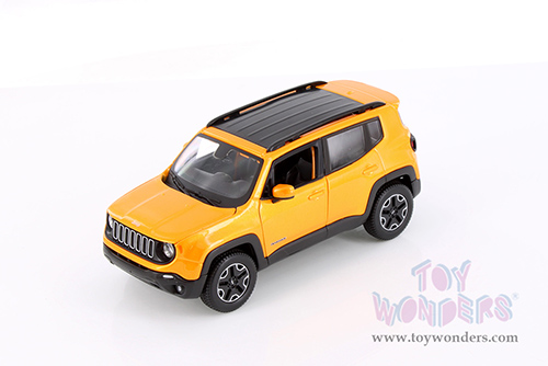 Showcasts® Collectibles - Jeep® Renegade SUV (2017, 1/24 scale diecast model car, Orange) 38282OR MAP: $22.99