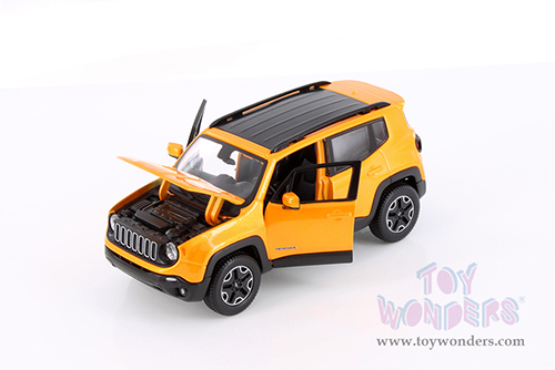 Showcasts® Collectibles - Jeep® Renegade SUV (2017, 1/24 scale diecast model car, Orange) 38282OR MAP: $22.99