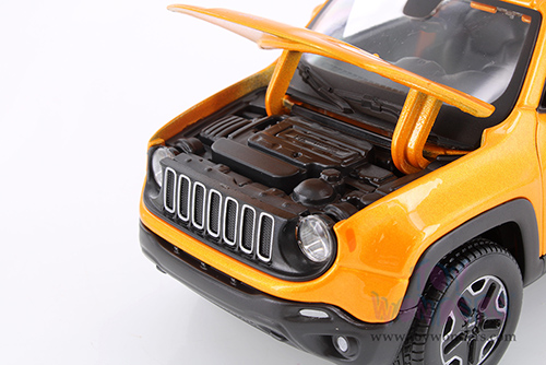 Showcasts® Collectibles - Jeep® Renegade SUV (2017, 1/24 scale diecast model car, Orange) 38282OR MAP: $22.99