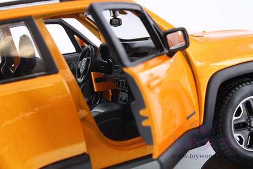 Showcasts® Collectibles - Jeep® Renegade SUV (2017, 1/24 scale diecast model car, Orange) 38282OR MAP: $22.99