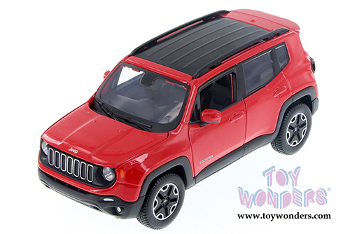 Maisto - Special Edition | Jeep Renegade SUV (2017, 1/24 scale diecast model car, Red) 31282R