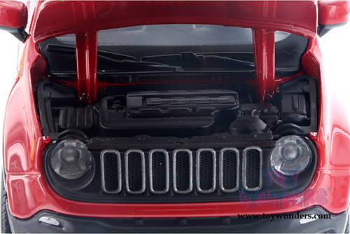 Maisto - Special Edition | Jeep Renegade SUV (2017, 1/24 scale diecast model car, Red) 31282R