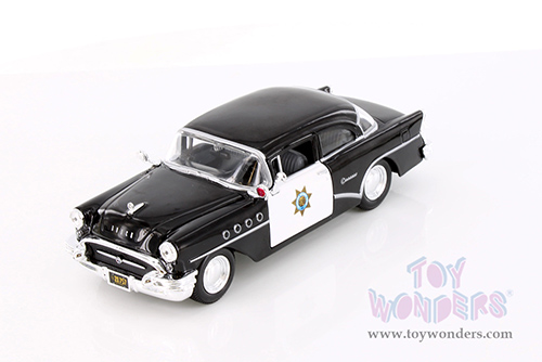Showcasts® Collectibles - Buick® Century™ California Highway Patrol (1955, 1/24 scale diecast model car, Black) 38295BK MAP: $22.99