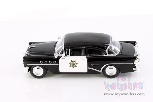 Showcasts® Collectibles - Buick® Century™ California Highway Patrol (1955, 1/24 scale diecast model car, Black) 38295BK MAP: $22.99