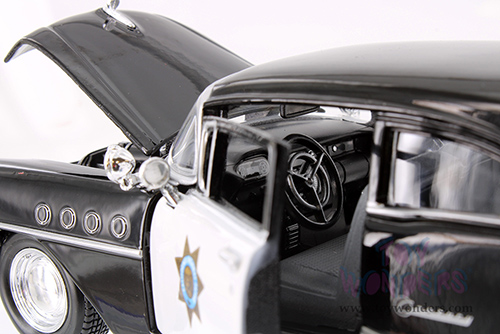 Showcasts® Collectibles - Buick® Century™ California Highway Patrol (1955, 1/24 scale diecast model car, Black) 38295BK MAP: $22.99