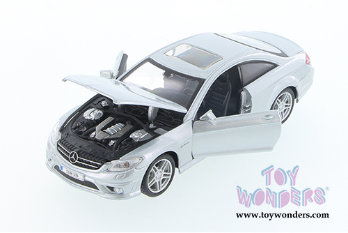 Showcasts Collectibles - Mercedes-Benz CL63 AMG Hard Top w/ Sunroof (1/24 scale diecast model car, Asstd.) 34297