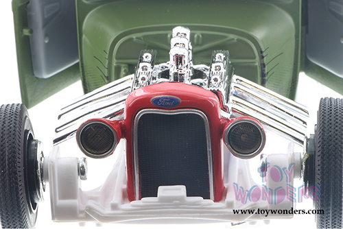 Maisto Custom Shop - Ford Model A (1929, 1/24 scale diecast model car, Green) 34354