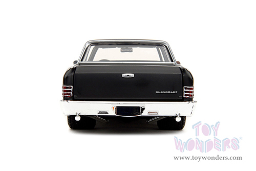 Jada Toys Fast & Furious - Chevrolet® El Camino (1967, 1/24 scale diecast model car, Matte Black) 34413