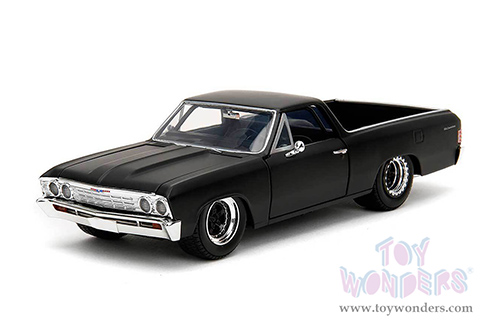 Jada Toys Fast & Furious - Chevrolet® El Camino (1967, 1/24 scale diecast model car, Matte Black) 34413