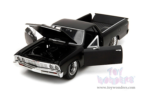 Jada Toys Fast & Furious - Chevrolet® El Camino (1967, 1/24 scale diecast model car, Matte Black) 34413