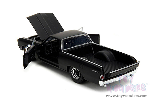 Jada Toys Fast & Furious - Chevrolet® El Camino (1967, 1/24 scale diecast model car, Matte Black) 34413