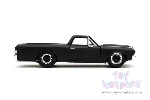 Jada Toys Fast & Furious - Chevrolet® El Camino (1967, 1/24 scale diecast model car, Matte Black) 34413