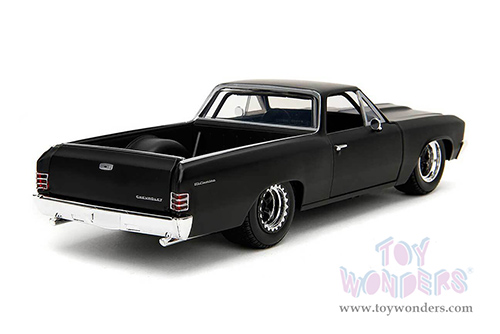 Jada Toys Fast & Furious - Chevrolet® El Camino (1967, 1/24 scale diecast model car, Matte Black) 34413