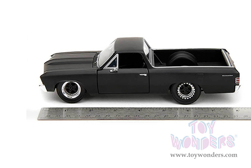 Jada Toys Fast & Furious - Chevrolet® El Camino (1967, 1/24 scale diecast model car, Matte Black) 34413