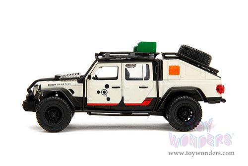 Jada Toys - Hollywood Rides | Jeep® Gladiator Pickup Truck "Jurassic World Dominion" (2022) Movie (2020, 1/32 scale diecast model car, Beige) 34465/24